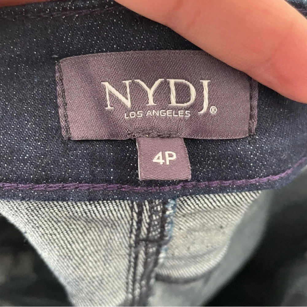NYDJ Womens Denim Jeans Size 4P AMI Skinny Ankle Mid Rise Stretch Lift Tuck Tech - Picture 9 of 9